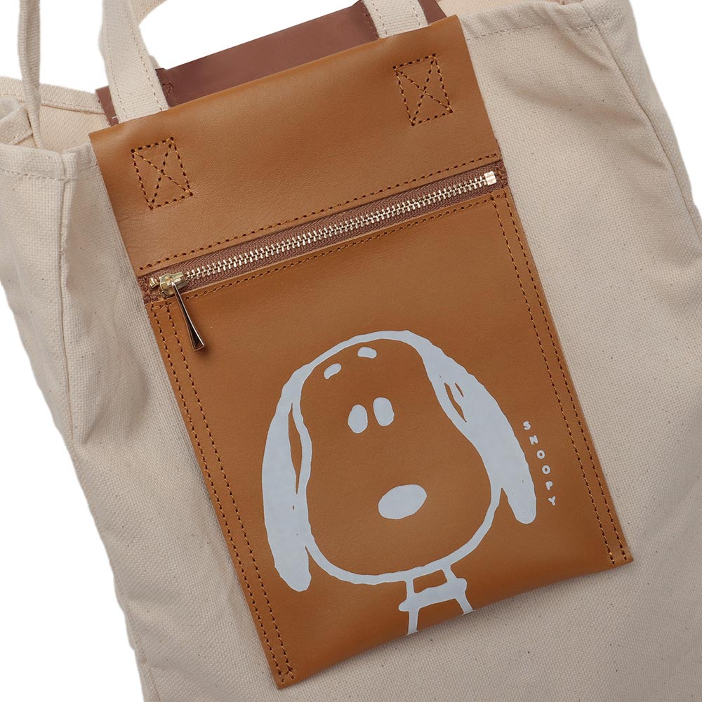 
                  
                    PEANUTS スヌーピー (コミック誕生 75周年 ) - F・V beagle トートバッグ / レザー / YELLOW / トートバッグ
                  
                