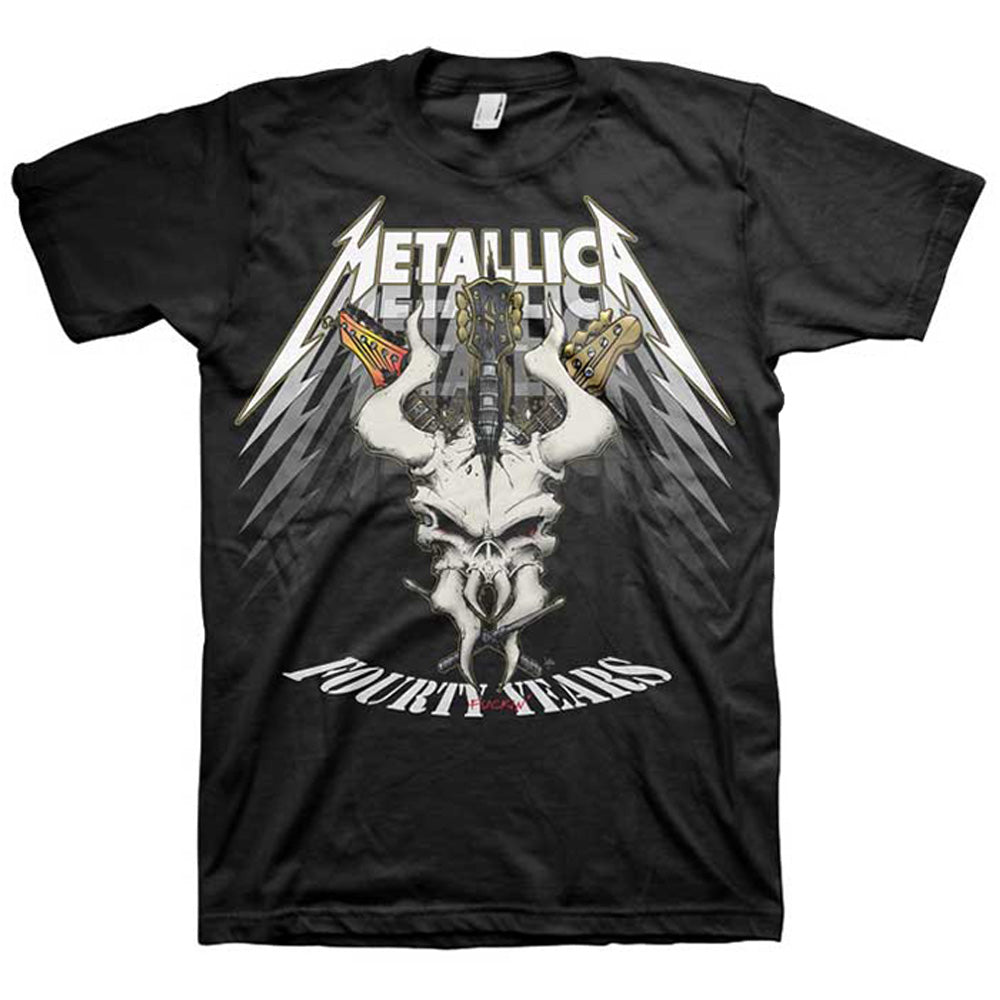 
                  
                    METALLICA メタリカ (結成 45周年 ) - 40th Anniversary Forty Years / バックプリントあり / Tシャツ / メンズ
                  
                