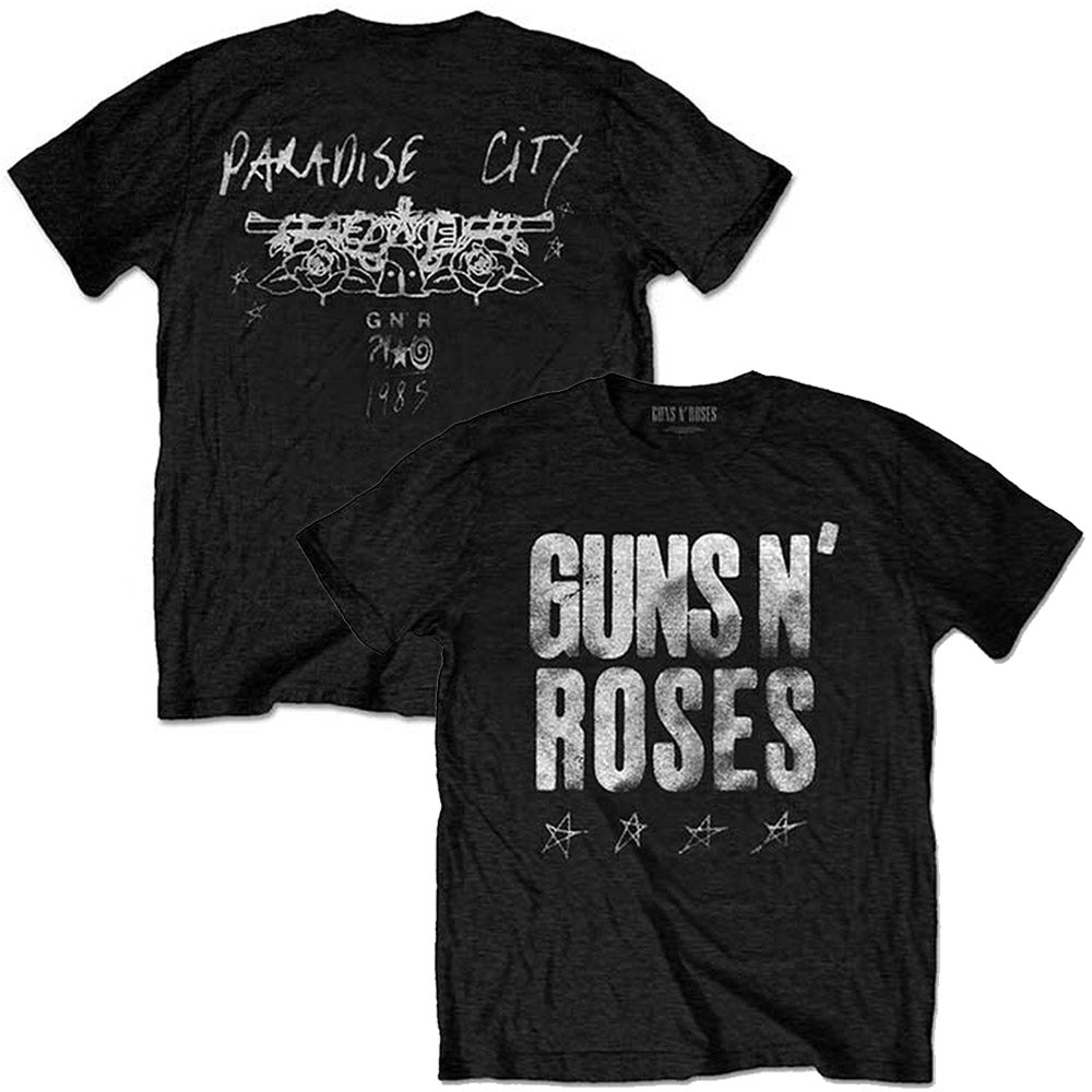 GUNS N ROSES - (結成 40周年 ) - Paradise City Stars / バックプリントあり