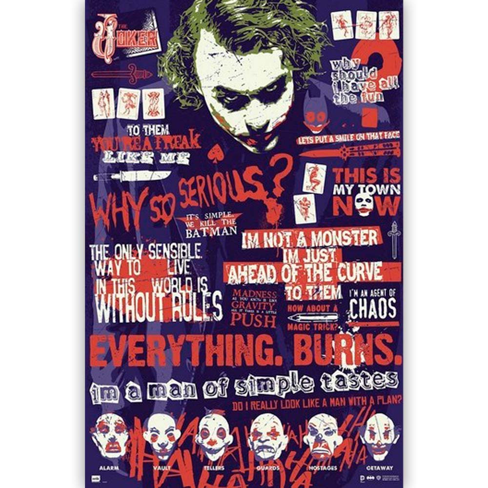 DC COMICS - (ジョーカー 生誕 80周年 ) - Joker Quitographic