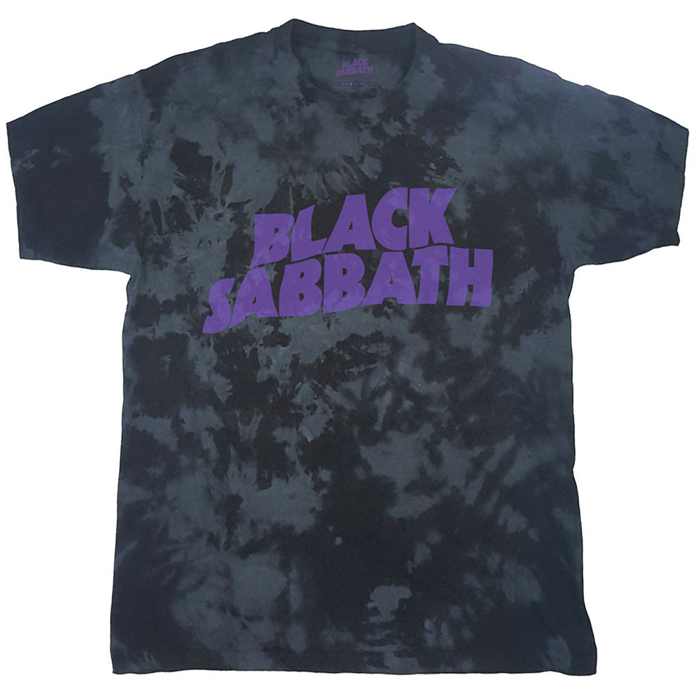 BLACK SABBATH - (OZZY OSBOURNE 追悼 ) - Wavy Logo / タイダイ