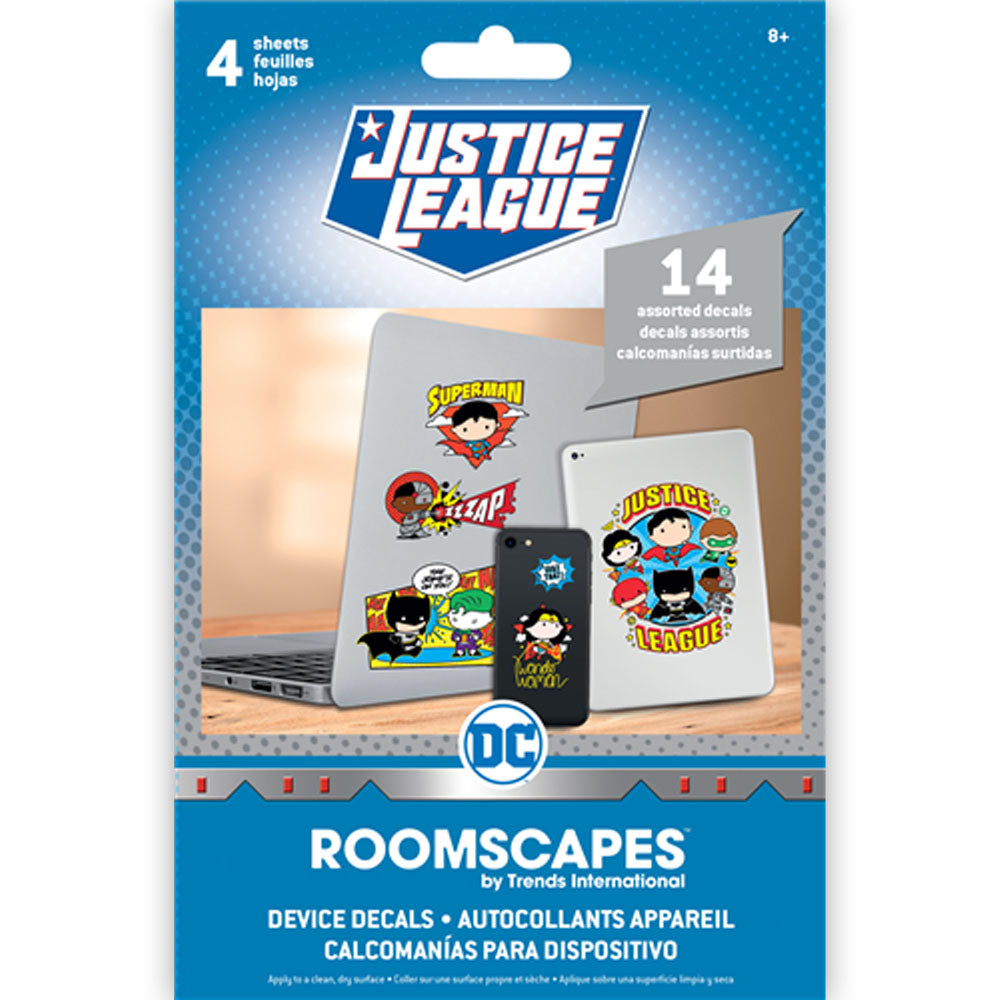 JUSTICE LEAGUE - CHIBI CHARACTERS DEVICE DECALS / 14種類