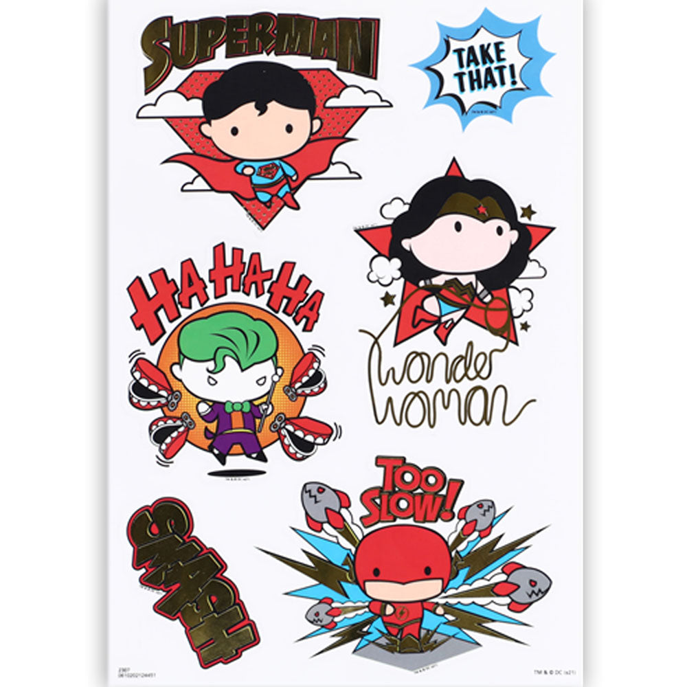 
                  
                    JUSTICE LEAGUE ジャスティスリーグ - CHIBI CHARACTERS DEVICE DECALS / 14枚入り / スマホ・ステッカー
                  
                