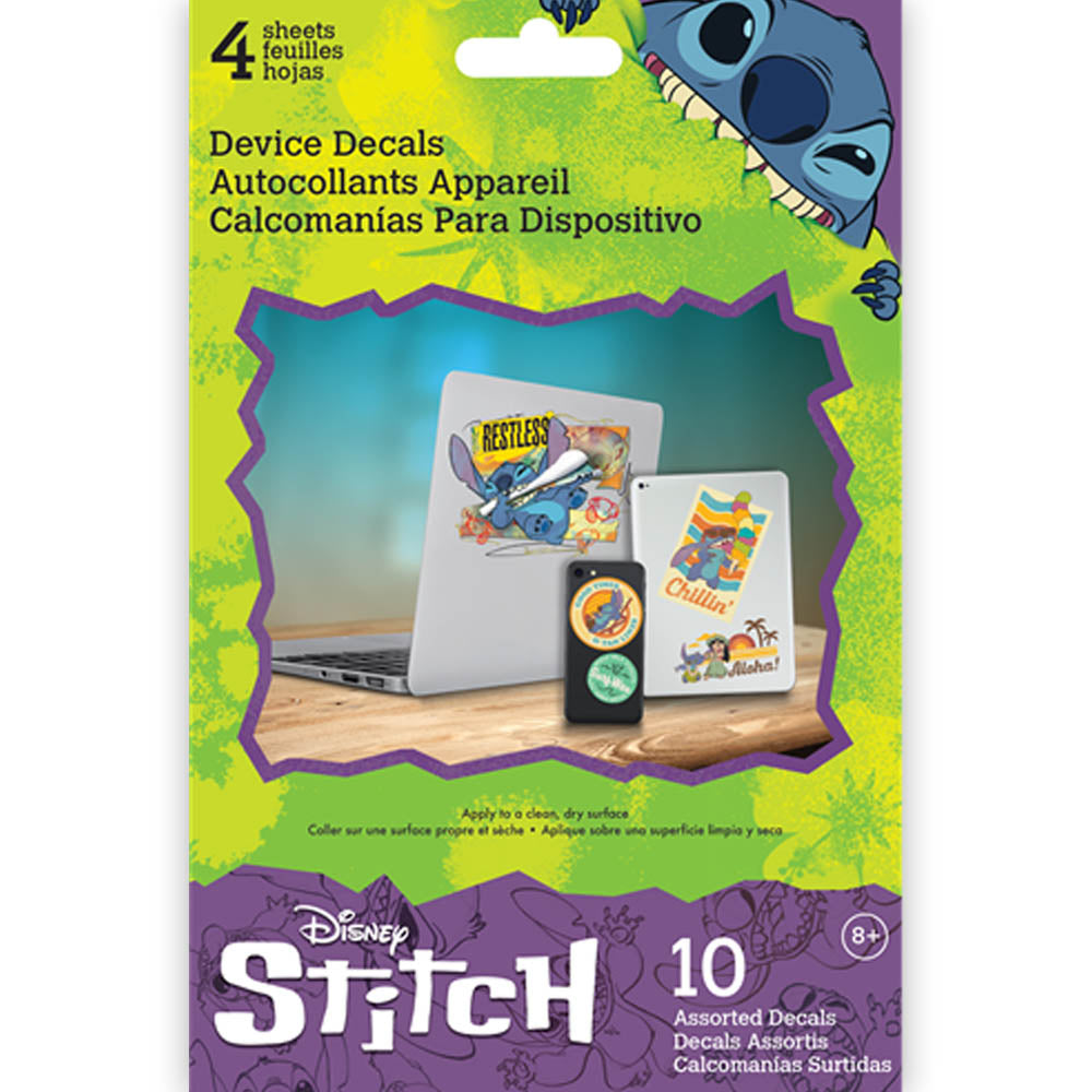STITCH - LILO & STITCH DEVICE DECALS WITH FOIL / 10種類