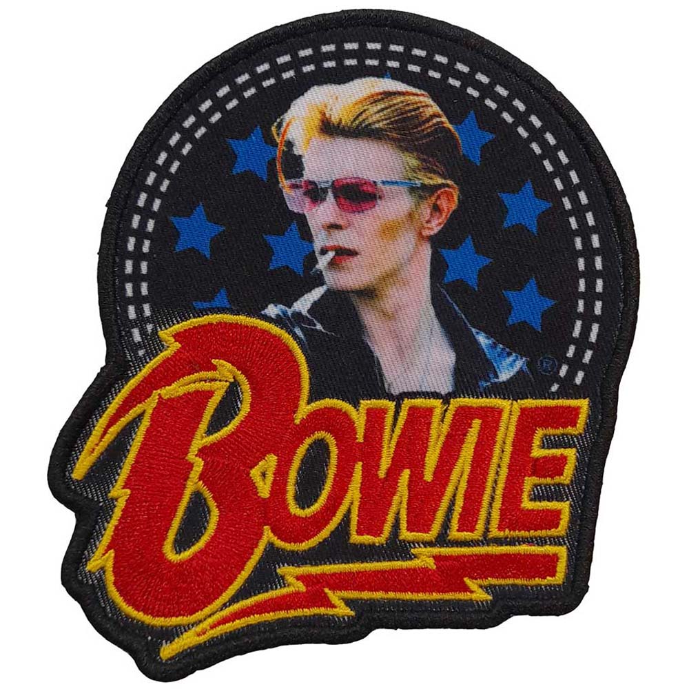 DAVID BOWIE - Smoking Woven Logo
