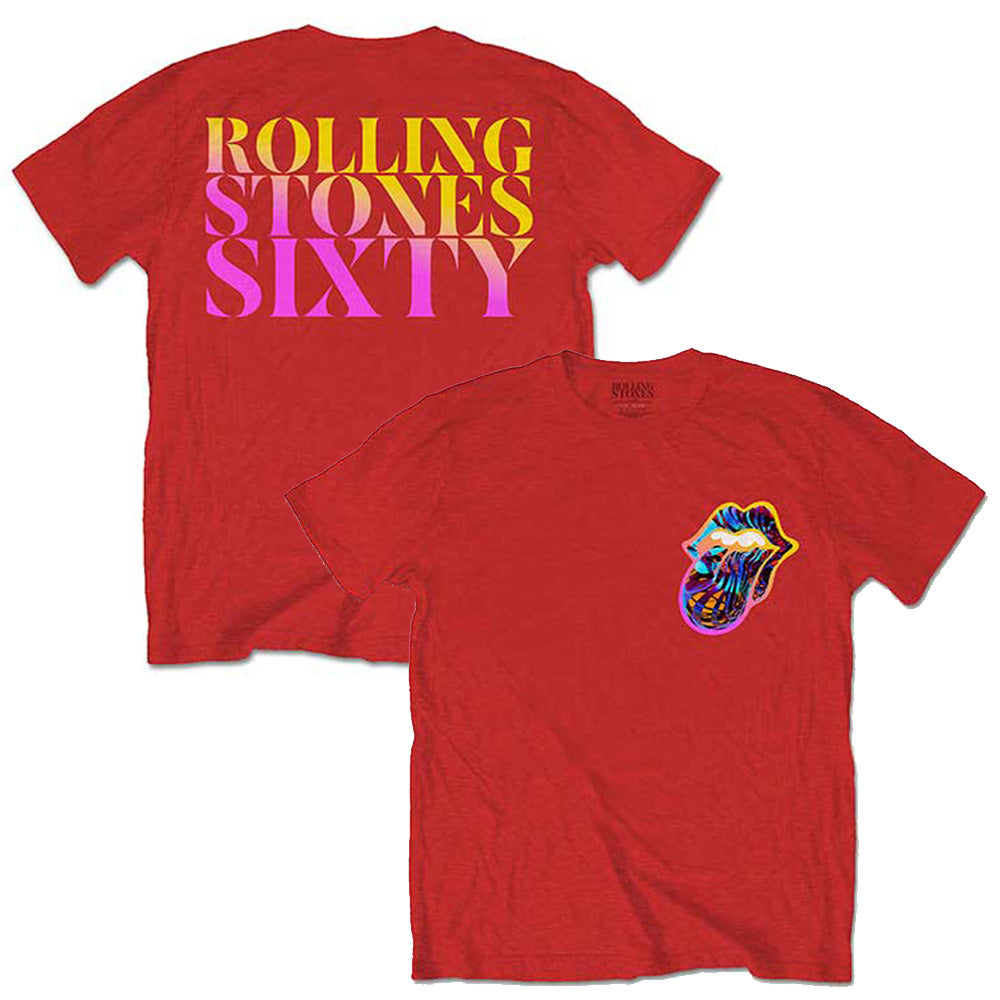 ROLLING STONES - (来日 35周年 記念 ) - Sixty Gradient Text / バックプリントあり