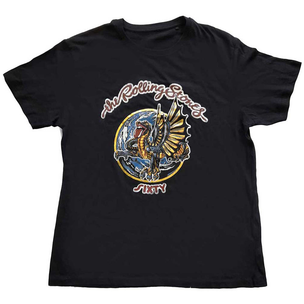 ROLLING STONES - (来日 35周年 記念 ) - Sixty Dragon Globe / 箔プリント