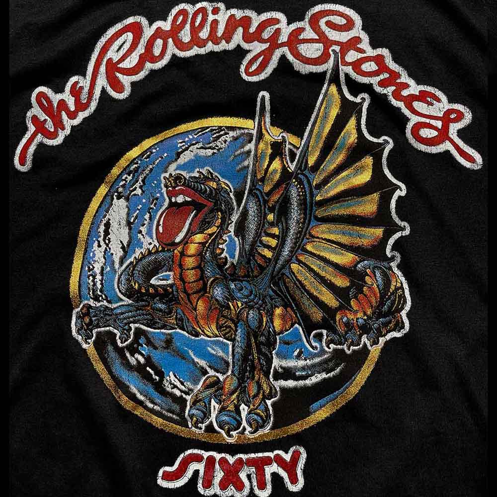 
                  
                    ROLLING STONES ローリングストーンズ - Sixty Dragon Globe / 箔プリント / Tシャツ / メンズ
                  
                