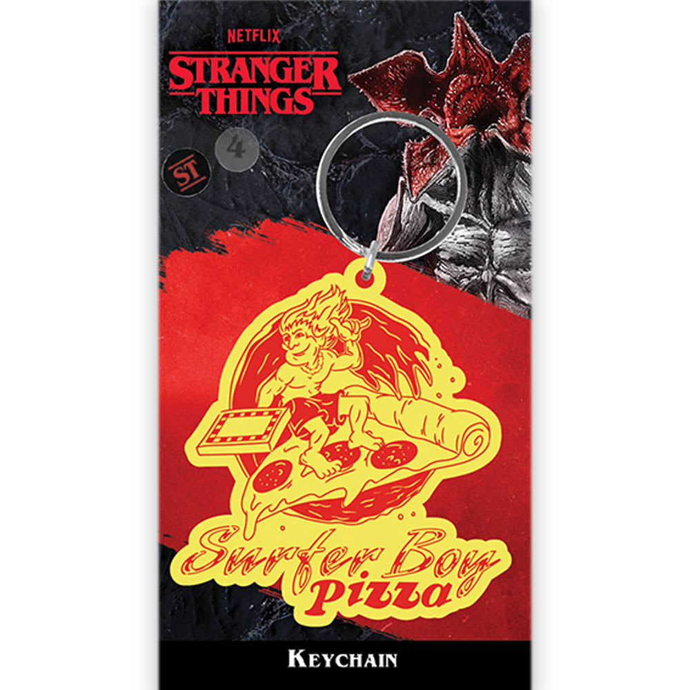 STRANGER THINGS - (シーズン5 2025年配信決定 ) - Surfer Boy Pizza / ラバー・キーリング