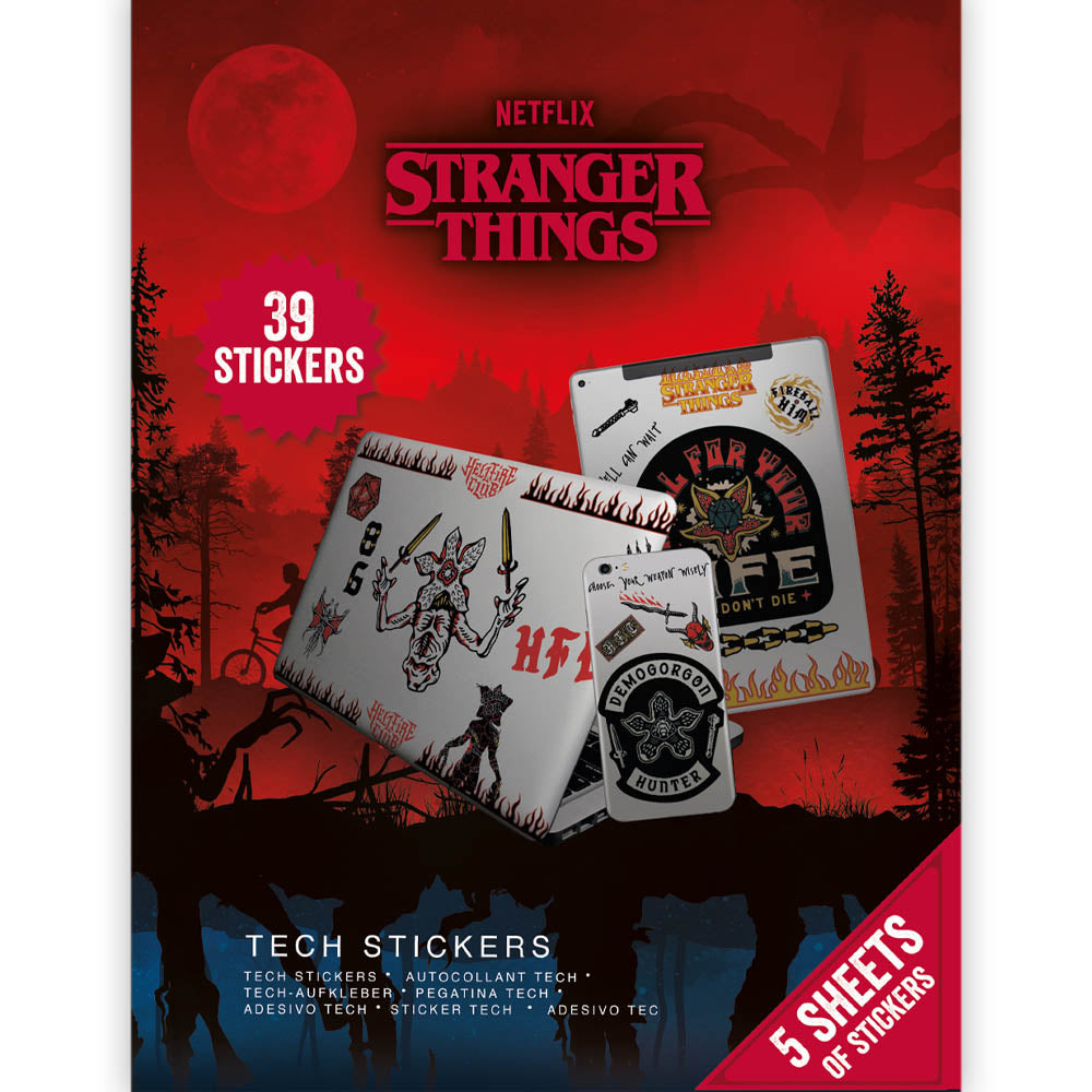 STRANGER THINGS - (シーズン5 2025年配信決定 ) - Upside Down Battle Tech Sticker (39種類)