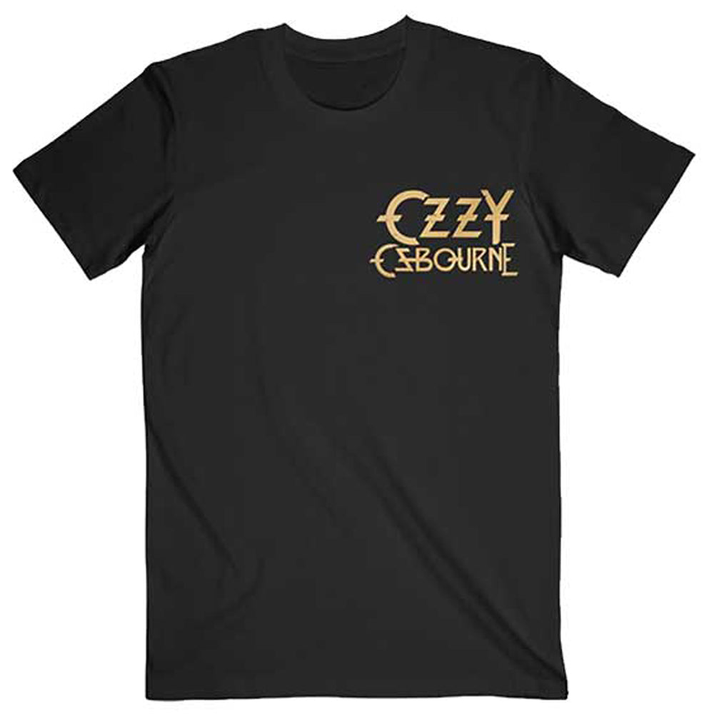 
                  
                    OZZY OSBOURNE オジーオズボーン (追悼 ) - Patient No. 9 Gold Logo / バックプリントあり / Tシャツ / メンズ
                  
                