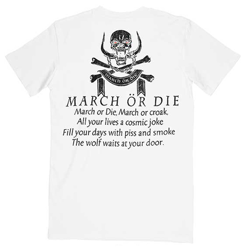 
                  
                    MOTORHEAD モーターヘッド - March or Die / バックプリントあり / Tシャツ / メンズ
                  
                