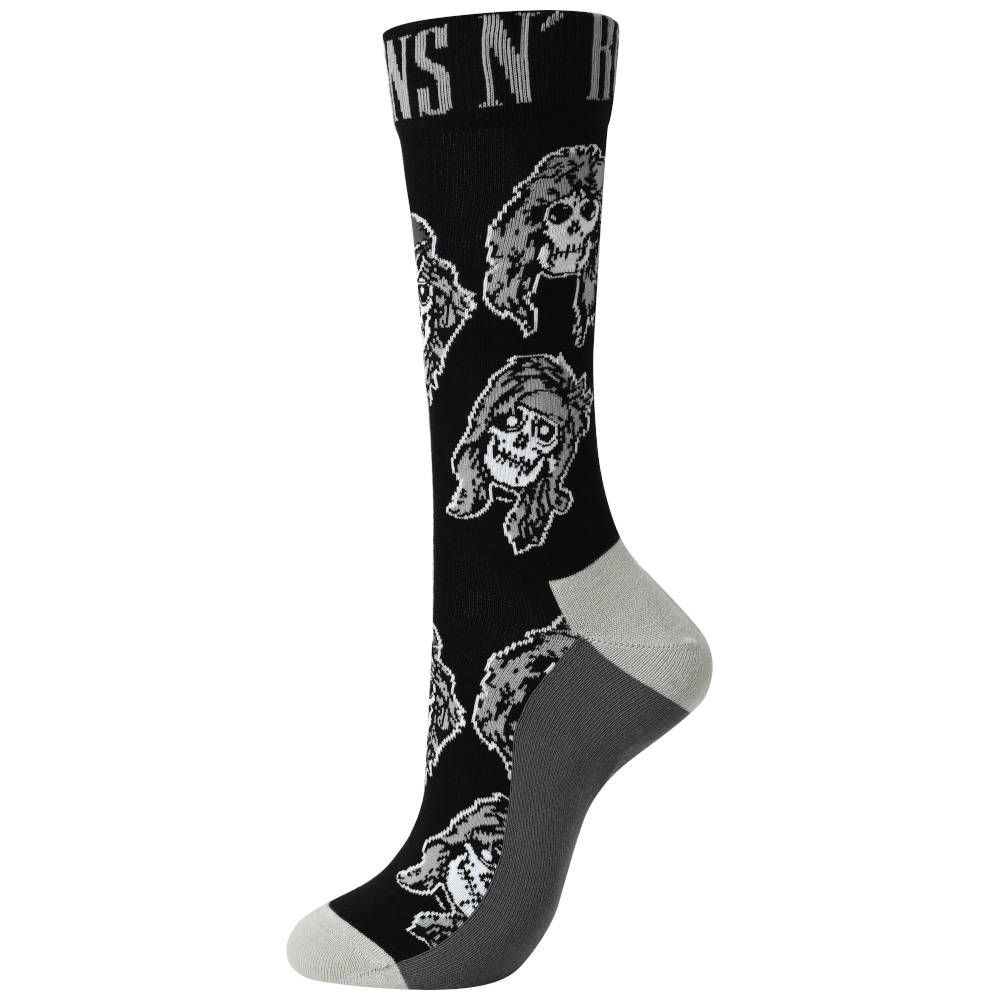 GUNS N ROSES - (結成 40周年 ) - Skulls Band Monochrome