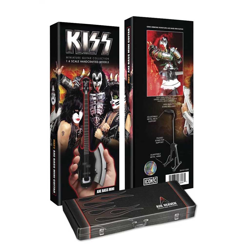 KISS キッス (ジーンシモンズ 生誕75周年 ) - GENE SIMMONS AXE / ミニチュア楽器 【公式 / オフィシャル】 – PGS  wholesale