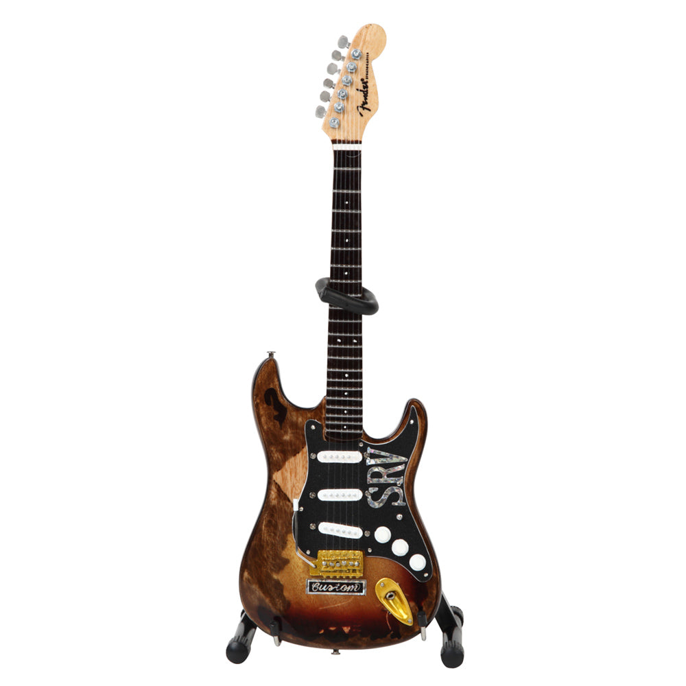 
                  
                    STEVIE RAY VAUGHAN スティーヴィーレイヴォーン (追悼 35年 ) - Distressed SRV Custom / ミニチュア楽器
                  
                