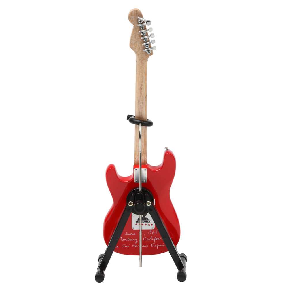 JIMI HENDRIX ジミヘンドリックス - 50周年記念限定モデル Fender Strat Monterey 50th Guitar  Model / ミニチュア楽器