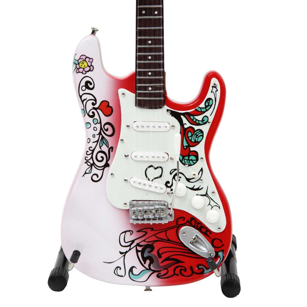
                  
                    JIMI HENDRIX ジミヘンドリックス (追悼 55年 ) - 50周年記念限定モデル Fender Strat Monterey 50th Guitar Model / ミニチュア楽器
                  
                
