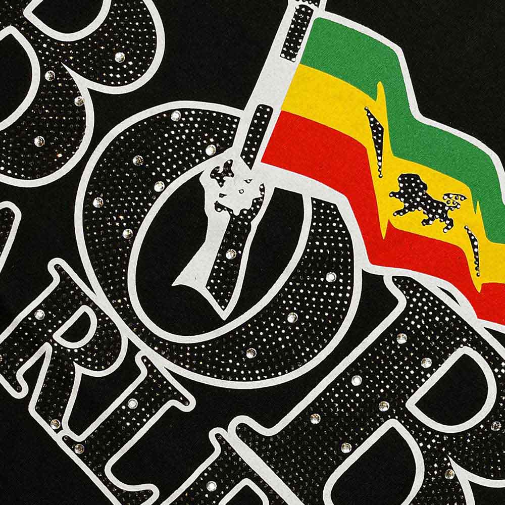 
                  
                    BOB MARLEY ボブマーリー (生誕 80年 ) - Flag Logo / Diamante（ブランド） / Tシャツ / メンズ
                  
                