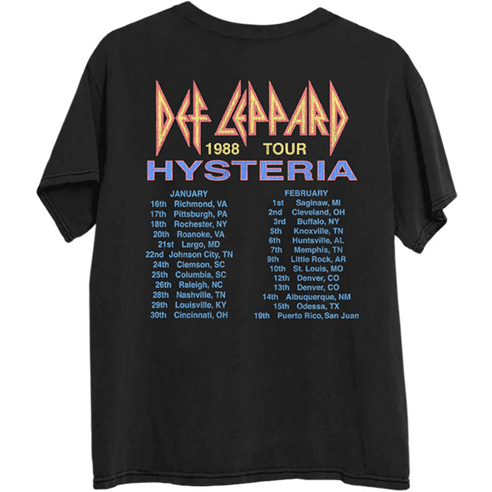 
                  
                    DEF LEPPARD デフレパード (デビュー 45周年 ) - Hysteria '88 / バックプリントあり / Tシャツ / メンズ
                  
                
