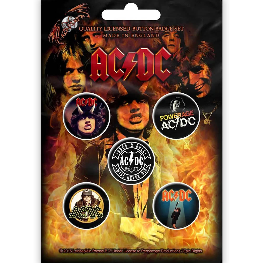 AC/DC - (Back in Black 45周年 ) - HIGHWAY TO HELL / 5個セット