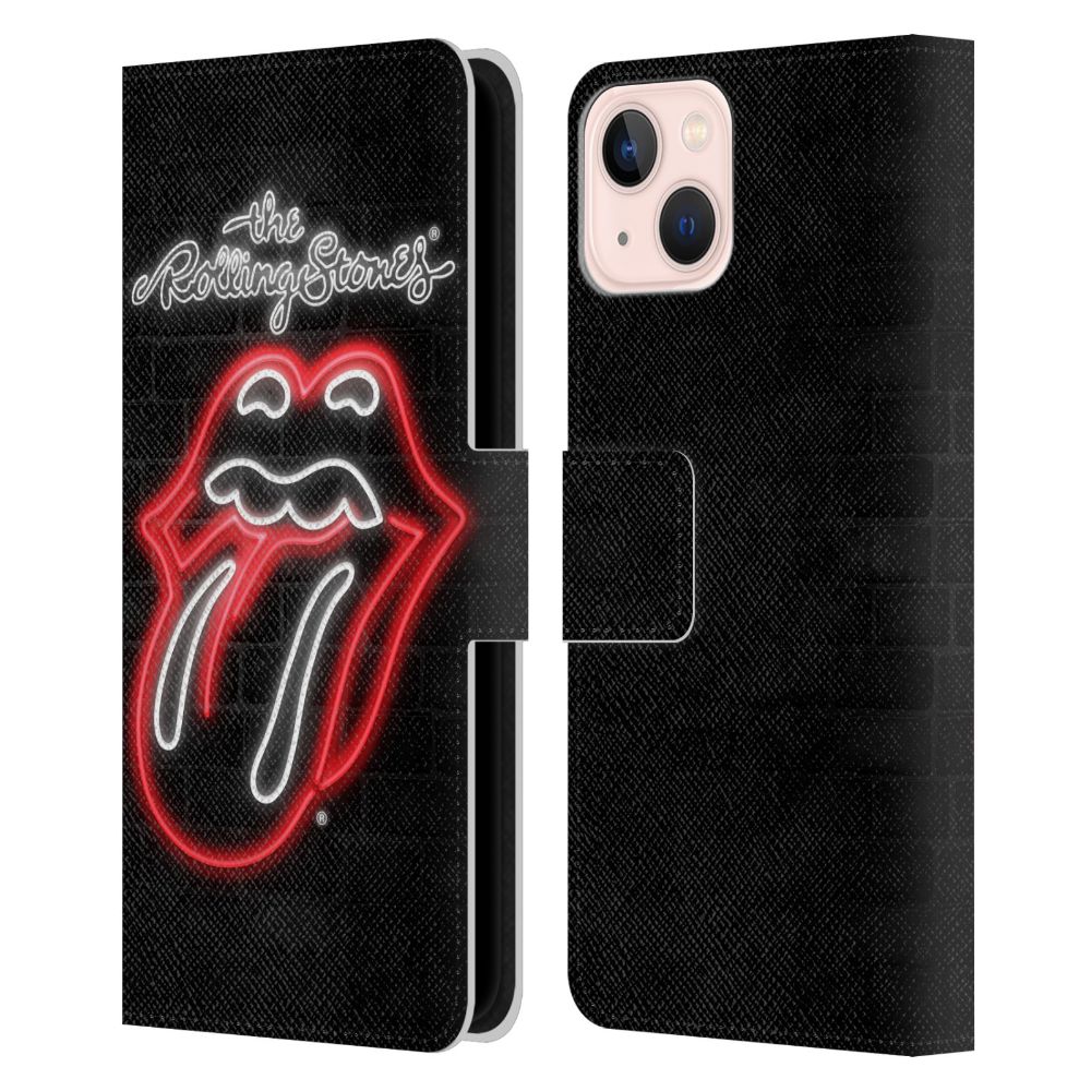 ROLLING STONES - (来日 35周年 記念 ) - Neon レザー手帳型