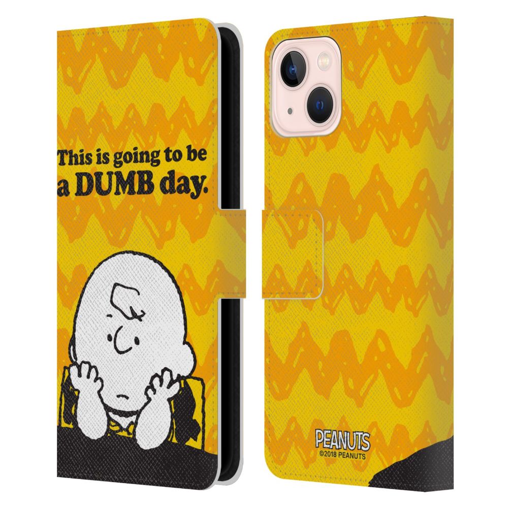 PEANUTS - (コミック誕生 75周年 ) - Dumb Day レザー手帳型