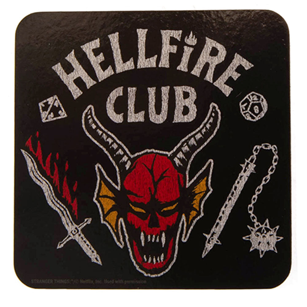 
                  
                    STRANGER THINGS ストレンジャー・シングス (シーズン5 2025年配信決定 ) - Hellfire Club / 4枚セット / コースター
                  
                