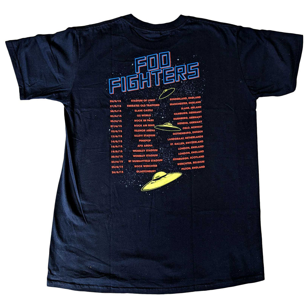 
                  
                    FOO FIGHTERS フーファイターズ (結成30周年 ) - UFOS 2015 European Tour / バックプリントあり / Tシャツ / メンズ
                  
                