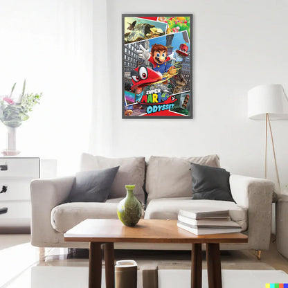 SUPER MARIO スーパーマリオ - Odyssey (Collage) / ポスター