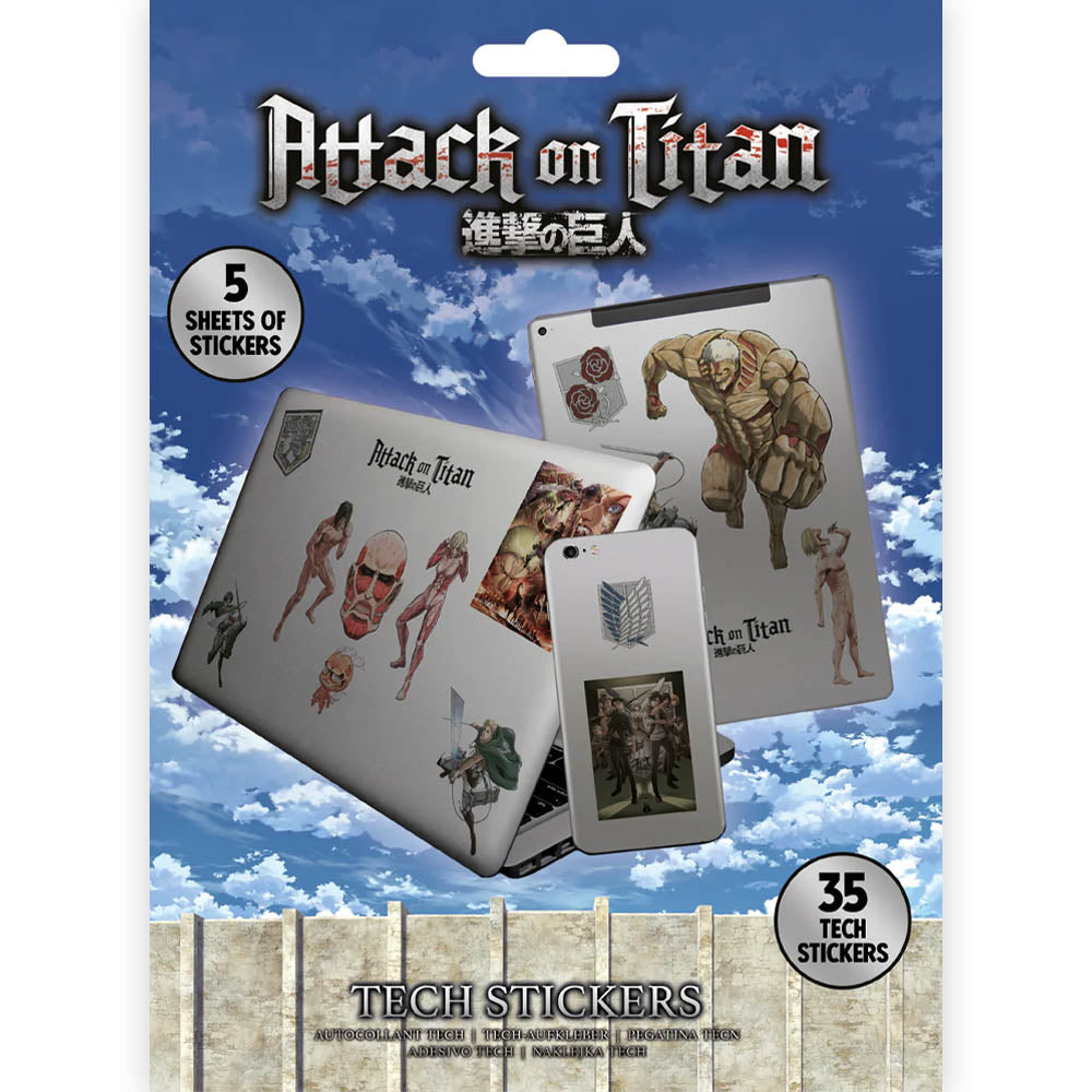 ATTACK ON TITAN - Attack On Titan S3 / Tech Sticker（35種類）