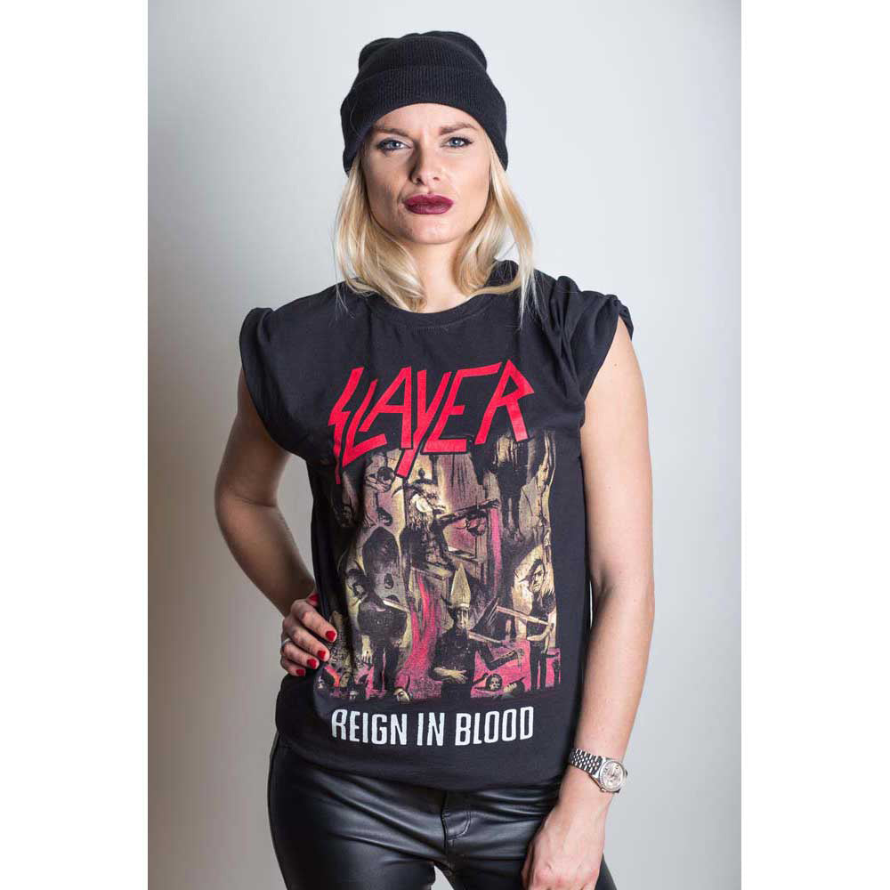
                  
                    SLAYER スレイヤー (結成 45周年 ) - Reign in Blood / Tシャツ / メンズ
                  
                