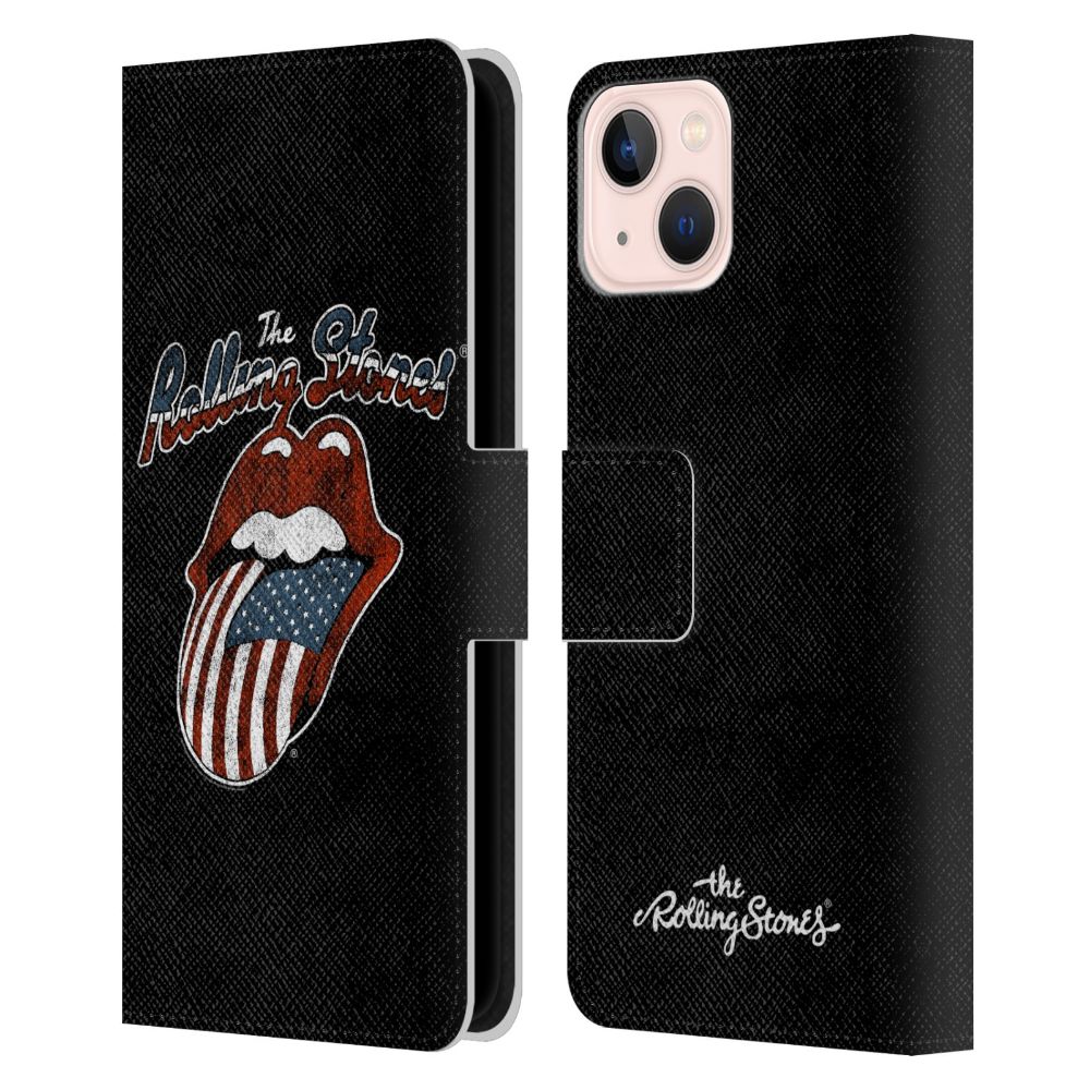 ROLLING STONES - (来日 35周年 記念 ) - US Flag Tongue レザー手帳型