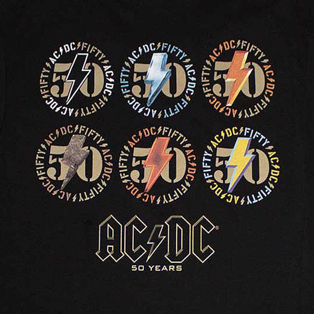 
                  
                    AC/DC エーシーディーシー (Back in Black 45周年 ) - Emblems / バックプリントあり / Tシャツ / メンズ
                  
                