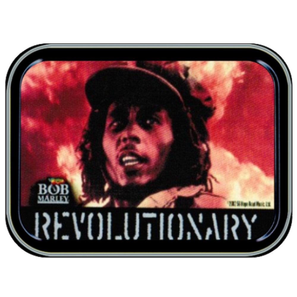 BOB MARLEY - (生誕 80年 ) - Revolutionary Large Stash Tin / スタッシュ缶