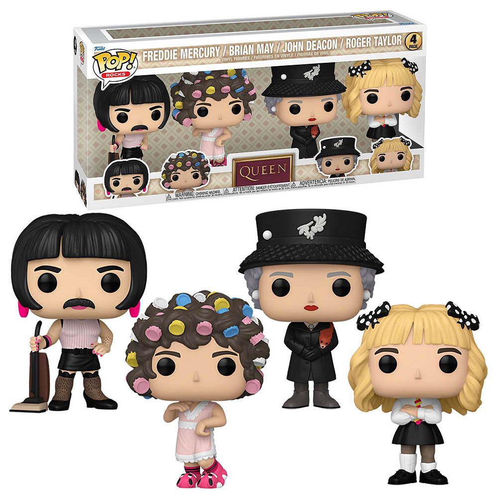 QUEEN - (結成 55周年 ) - I Want to Break Free Funko Pop! Vinyl Figure 4-Pack