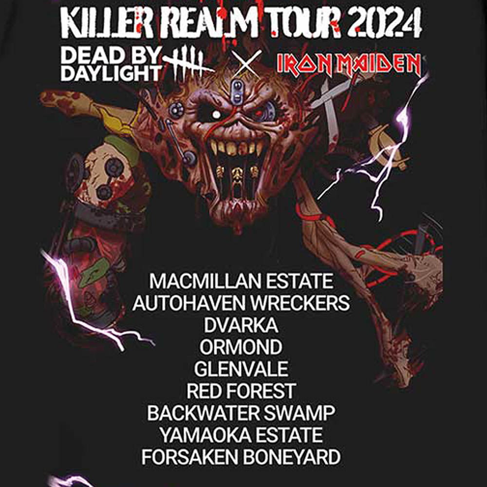 
                  
                    IRON MAIDEN アイアンメイデン (ポール・ディアノ 追悼 ) - Dead By Daylight Killer Realm / バックプリントあり / 限定 / Tシャツ / メンズ
                  
                