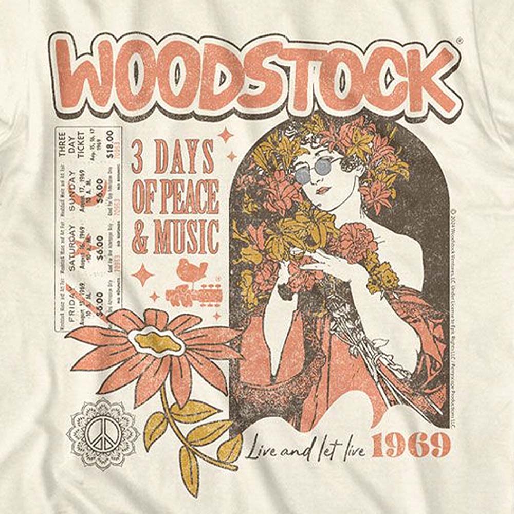 
                  
                    WOODSTOCK ウッドストック (55周年 ) - HIPPIE FLOWER GIRL / Tシャツ / メンズ
                  
                