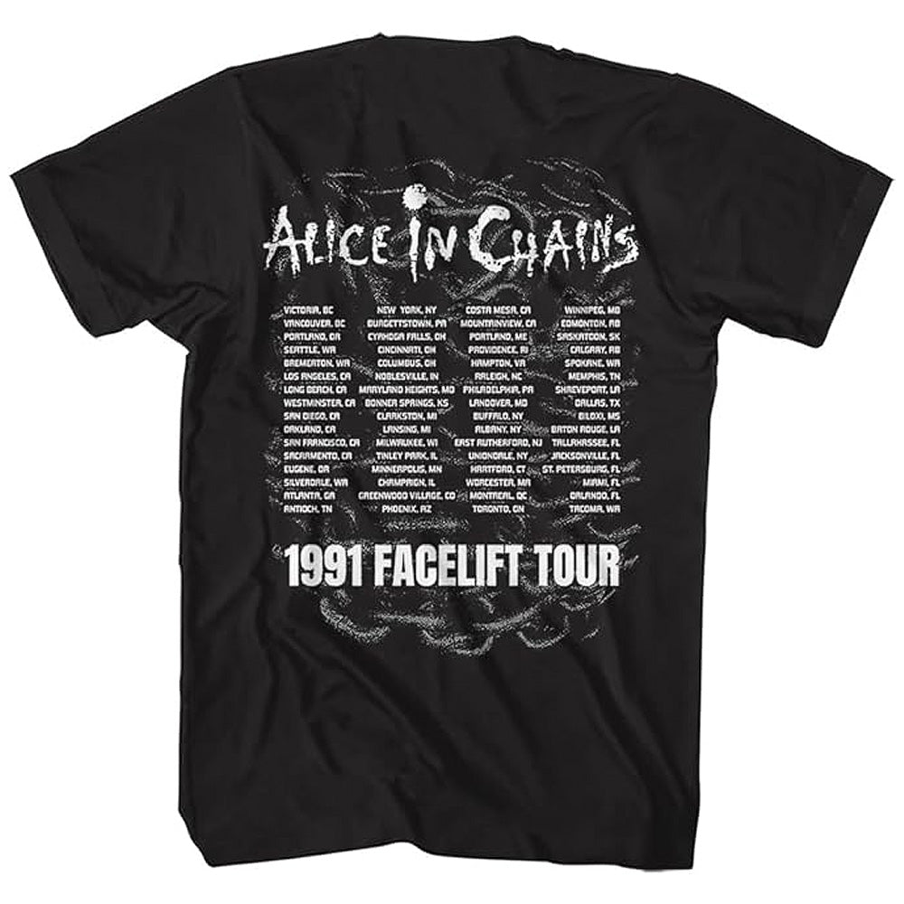 
                  
                    ALICE IN CHAINS アリスインチェインズ - FACELIFT TOUR '91 / バックプリントあり / Tシャツ / メンズ
                  
                