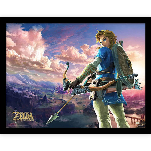 クルテク　　セル画　　2枚 THE LEGEND OF ZELDA ゼルダの伝説 - Hyrule Scene Landscape