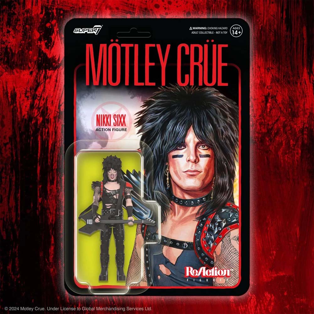 
                  
                    MOTLEY CRUE モトリークルー (来日 40周年 ) - Nikki Sixx Shout at the Devil Reaction Figure / フィギュア・人形
                  
                