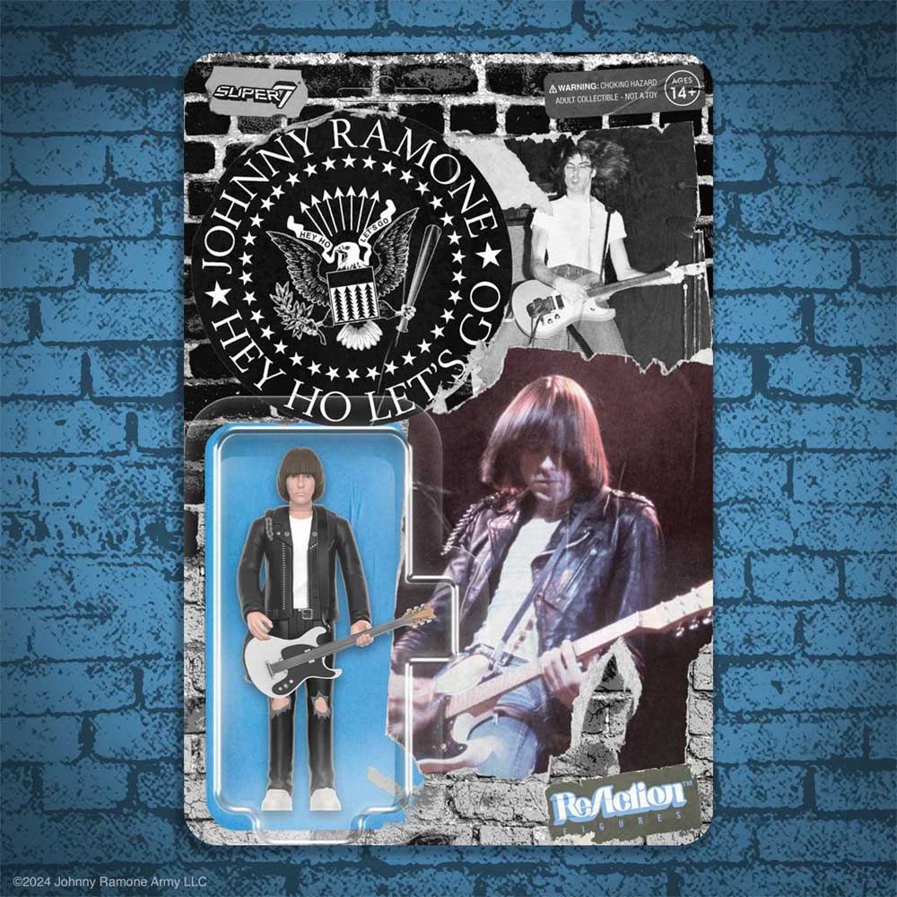 RAMONES ラモーンズ (結成 50周年 ) - Johnny Ramone White Shirt ReAction Figure / フィギュア・人形  【公式 / オフィシャル】 – PGS wholesale