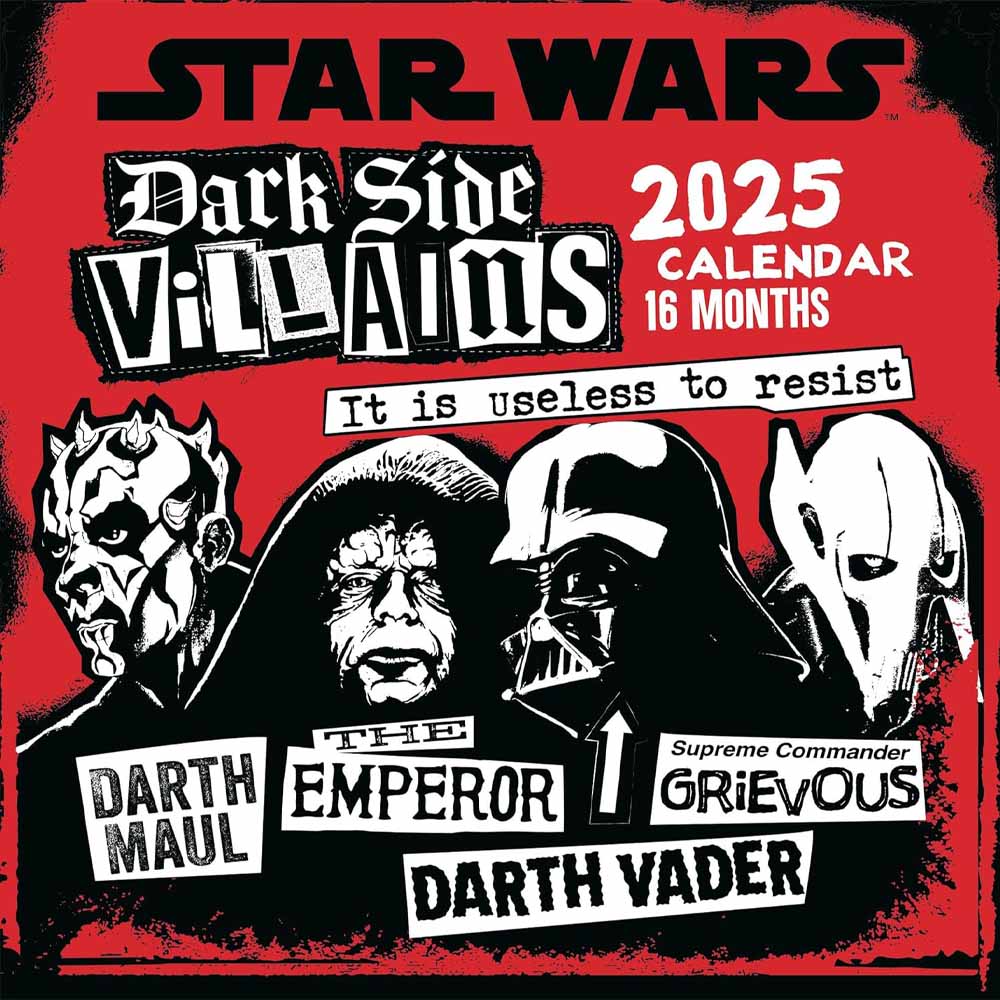 STAR WARS - (「エピソード1」 25周年 ) - VILLAINS CALENDAR 2025