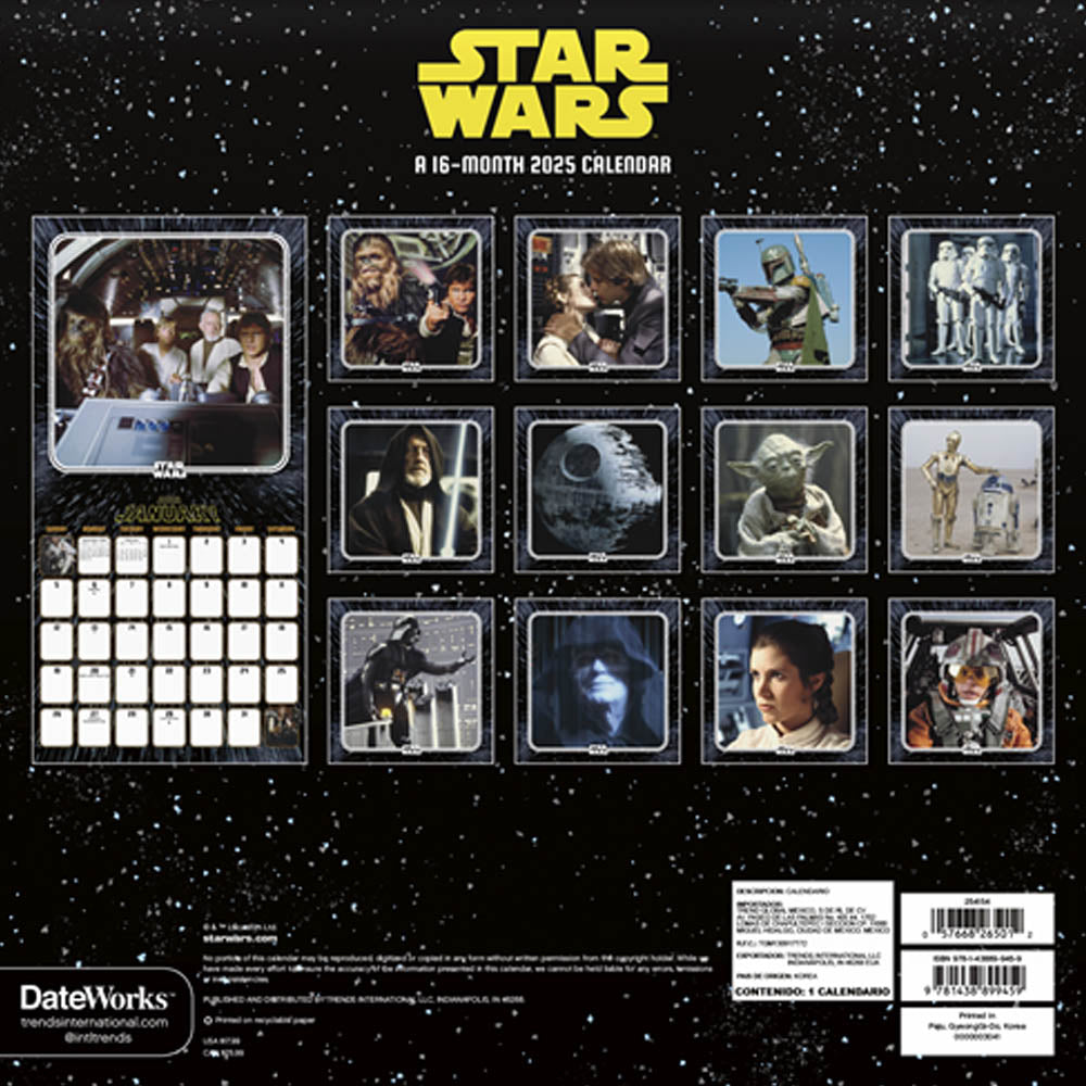 
                  
                    STAR WARS スターウォーズ - Saga CALENDAR 2025 / カレンダー・ダイアリー
                  
                