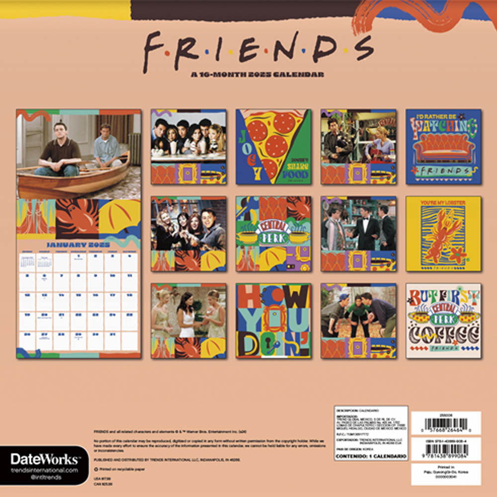 
                  
                    FRIENDS フレンズ (30周年 ) - CALENDAR 2025 / カレンダー・ダイアリー
                  
                