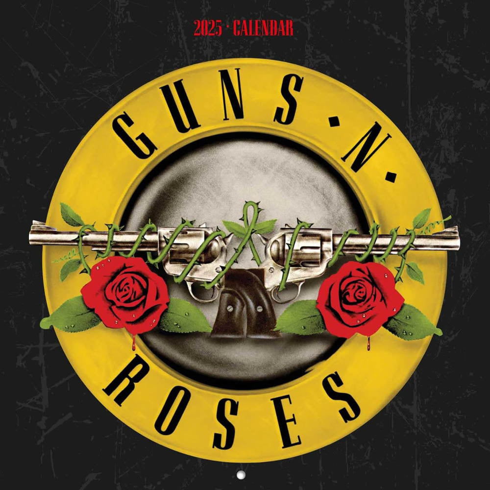 GUNS N ROSES - (結成 40周年 ) - 2025 SQUARE CALENDAR