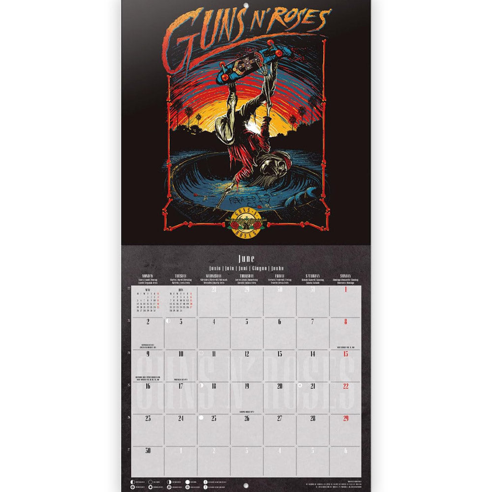 
                  
                    GUNS N ROSES ガンズアンドローゼズ (結成 40周年 ) - 2025 SQUARE CALENDAR / カレンダー・ダイアリー
                  
                