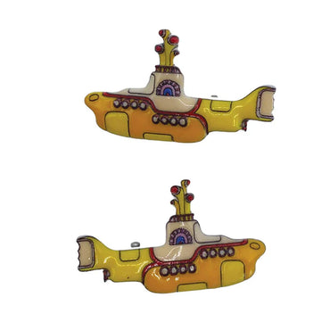 THE BEATLES - (来日 60周年 ) - Yellow Submarine Hairclips / 2個セット / Disaster(U.K.ブランド)
