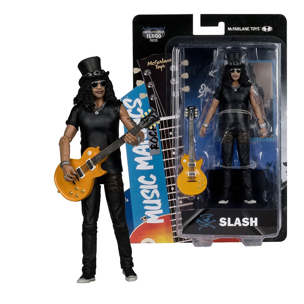 
                  
                    GUNS N ROSES ガンズアンドローゼズ - Slash 6-Inch Scale Action Figure / フィギュア・人形
                  
                