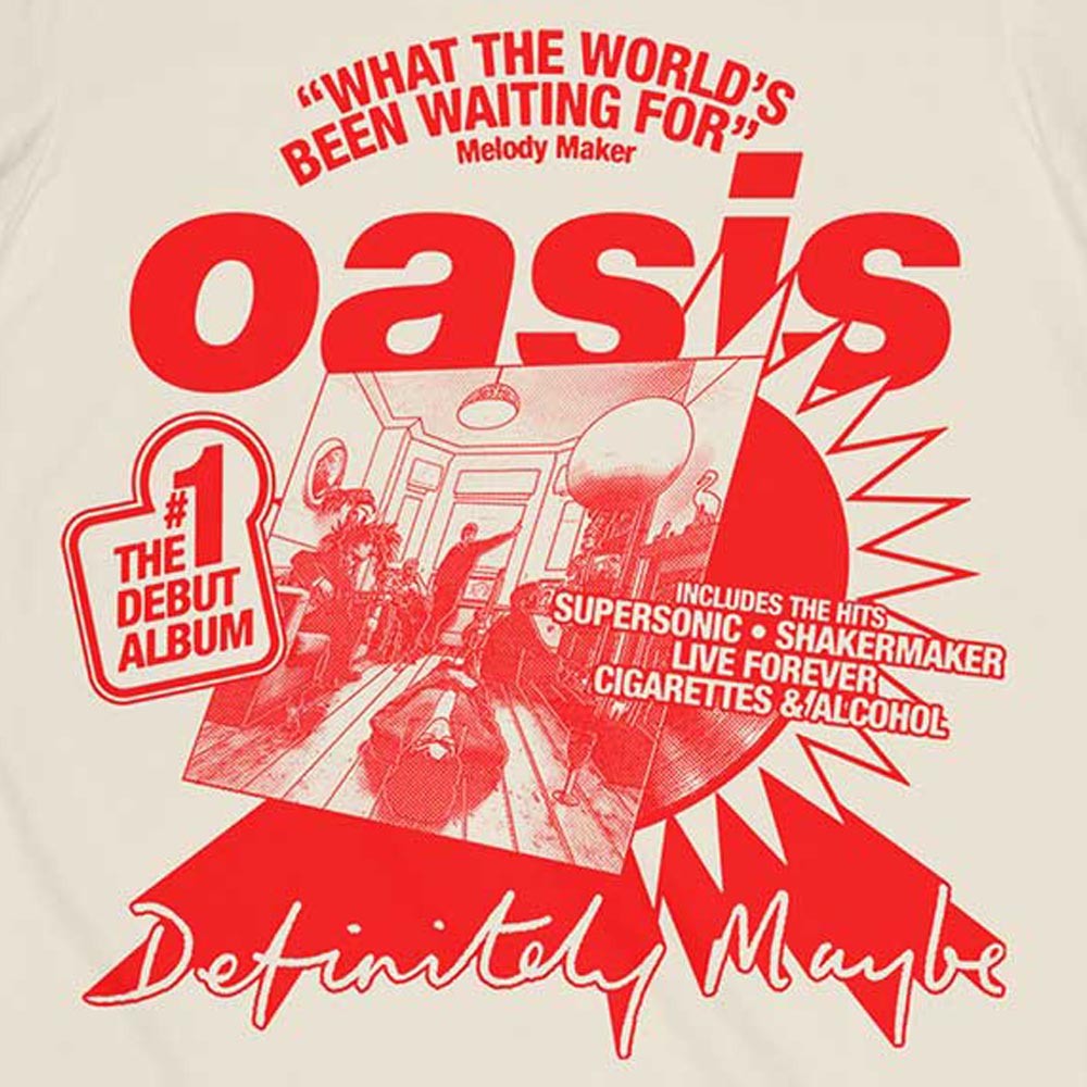 oasis ロゴ Tシャツ 赤 公式新品】 OASIS - 1998 WORLD TOUR SOUTH AMERICA RE