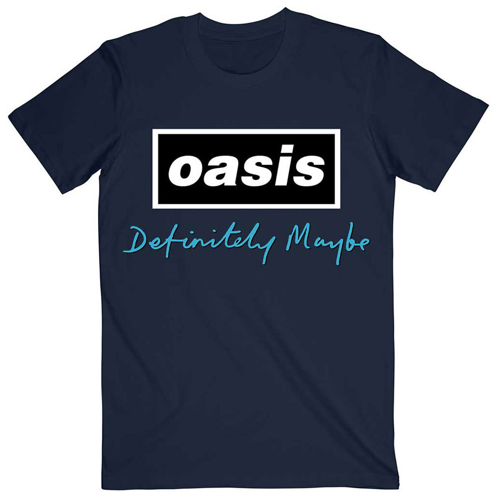 OASIS - (10月 来日 記念 ) - Definitely Maybe Text Logo